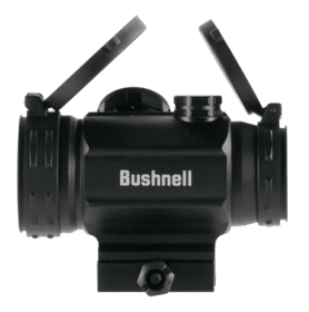 Bushnell Tac Optics Big D 3 MOA Red Dot features a 38mm objective and flip up lens caps